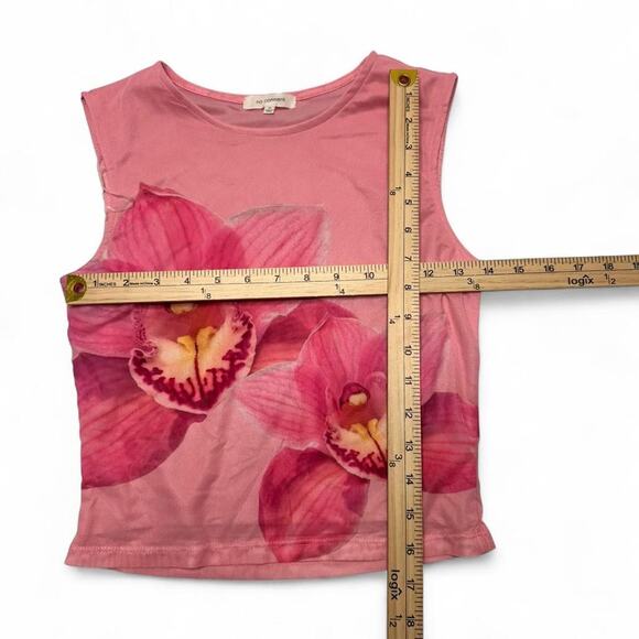 No comment Y2K Floral Double Layered Vintage Fairy Core Tank Women’s Size M - Picture 4 of 5